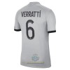 Maglia ufficiale Paris Saint Germain Verratti 6 Trasferta 2022-23 per Uomo